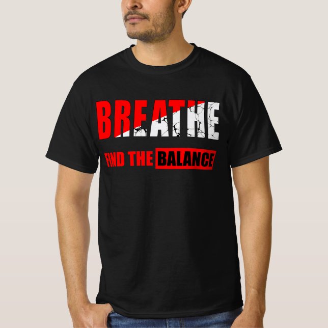 Respira y encuentra el equilibrio Camiseta (Frente)