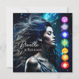 Respirar e liberar | Linda mulher etérea