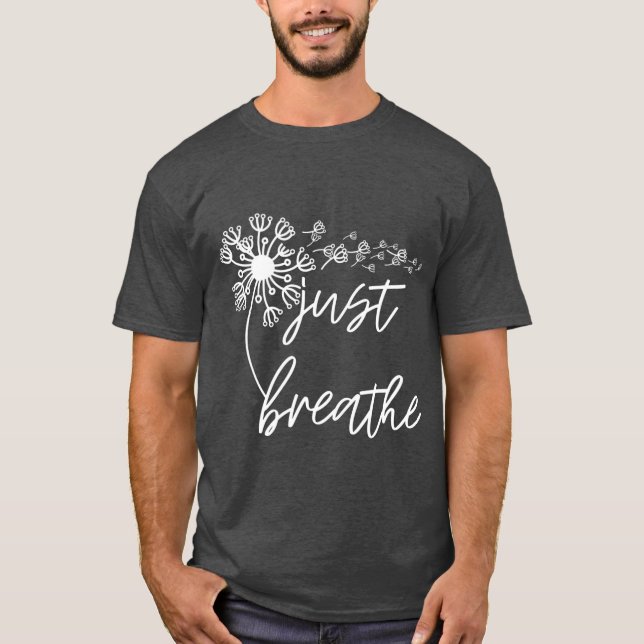 Respire A Camisa Respire O Presente De Meditação (Frente)