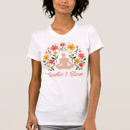 Respire a Meditação de Slim-Ajustado T-Shirt
