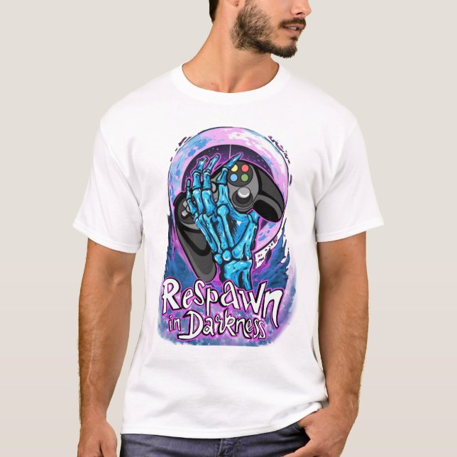 Respire na Escuridão - Camisa Gamer Gótica (Frente)