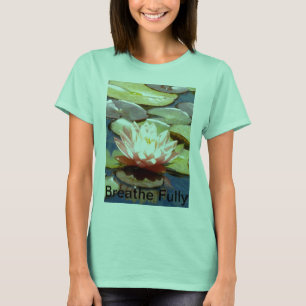 Respire o t-shirt inteiramente cor-de-rosa de