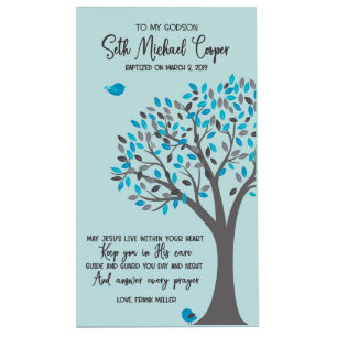 Responda a todos os sinais de parede azul de Deus