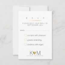 responder, responder ao casamento elegante do rsvp