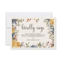 Resposta Amarela Azul Floral Casamento 