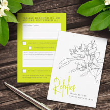resposta ao casamento da flor da verde limão de ci