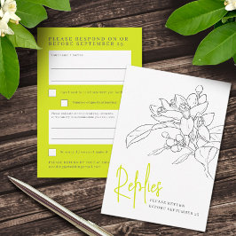 resposta ao casamento da flor da verde limão de ci