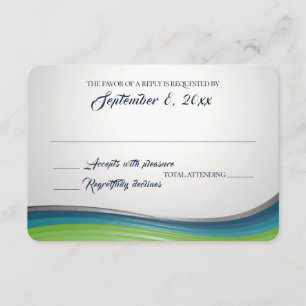 Resposta Azul e Verde da Onda de Aço