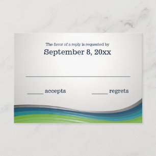 Resposta Azul e Verde da Onda de Aço