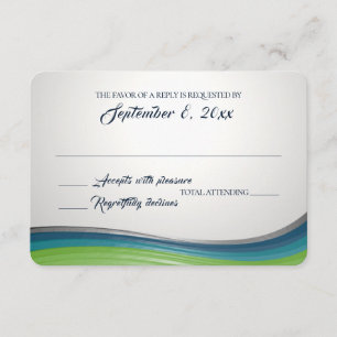 Resposta Azul e Verde da Onda de Aço