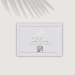 Resposta Cascada QR Coastal de Faux Embossed Starf