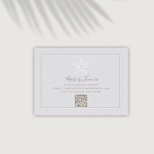 Resposta Cascada QR Coastal de Faux Embossed Starf