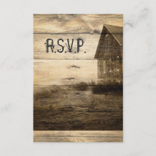 Resposta da RSVP de Casamento de Narração do Antig