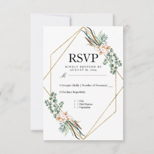 Resposta de Casamento Boho Algodão Verde