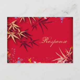 Resposta de casamento - Cartão RSVP - Bright Asian