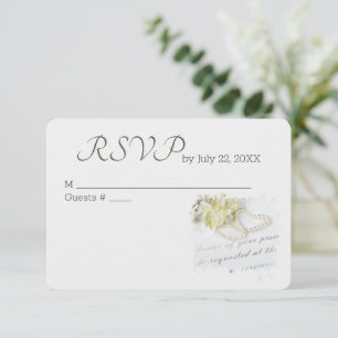 Resposta de Casamento Coração de Pérola Casamento