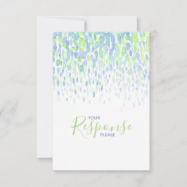 Resposta de casamento de arte moderna abstrato ver