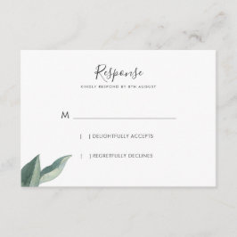 Resposta de Casamento de Folgas Botânicas Modernas