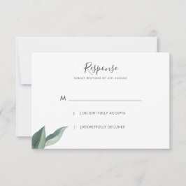 Resposta de Casamento de Folgas Botânicas Modernas