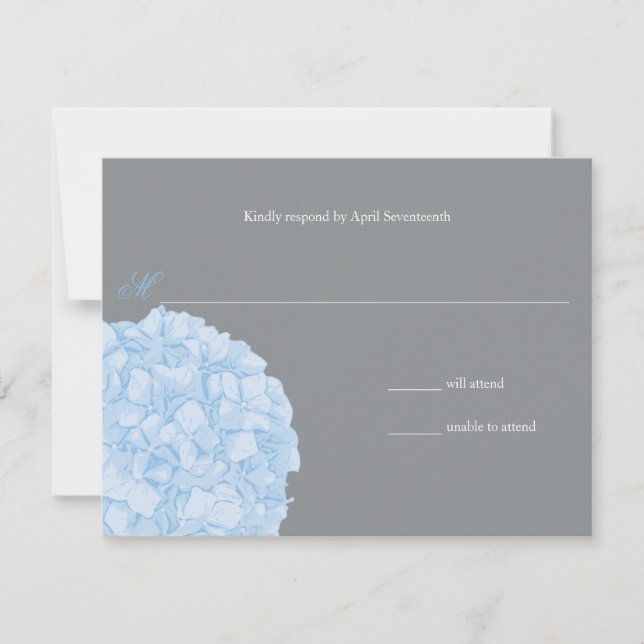 Resposta de Casamento de Hydrangea (Frente)