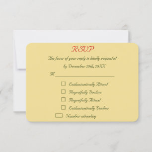 Resposta de Casamento de Natal Personalizada e Div