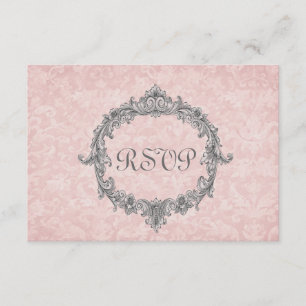 Resposta de Casamento de RSVP de RSVP do Peach Dam