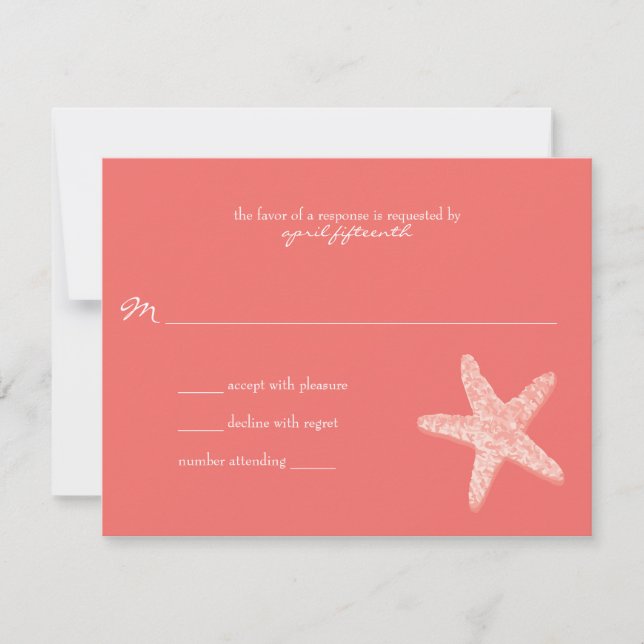 Resposta de Casamento de Starfish (Frente)