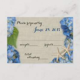 Resposta de Casamento de Starfish Hydrangea