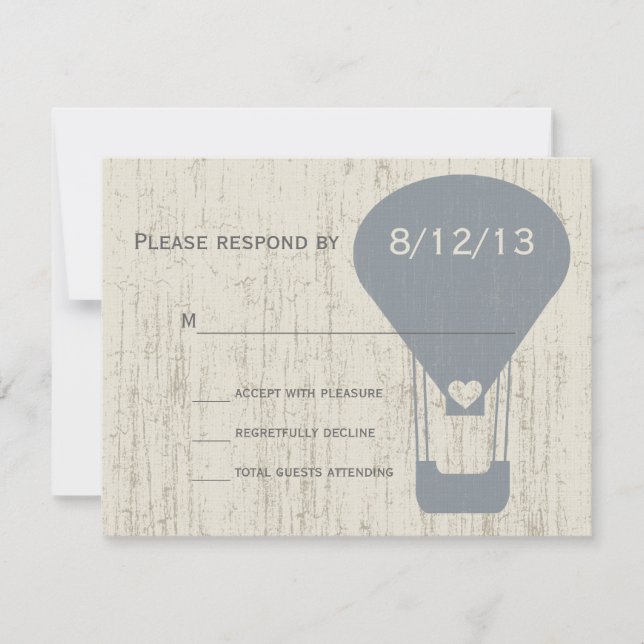 Resposta de Casamento do Balão Aéreo (Frente)