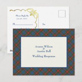 Resposta de Casamento do Cartão Postal MacBeth Tar