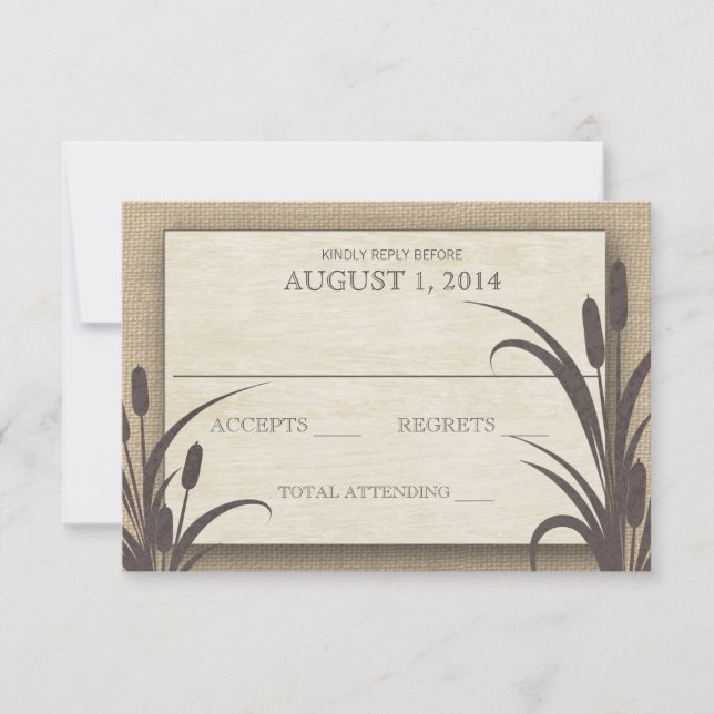 Resposta de Casamento do Lago Cattails (Frente)