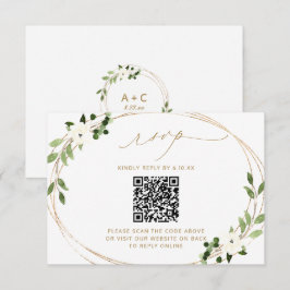 Resposta de Casamento Online com Código QR Greener
