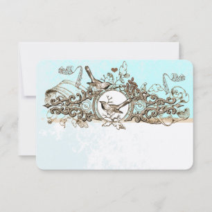 Resposta de Casamento Pergaminho Bronze de Aves Vi