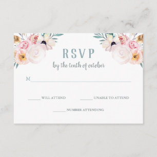 Resposta de Casamento Rustic Boho