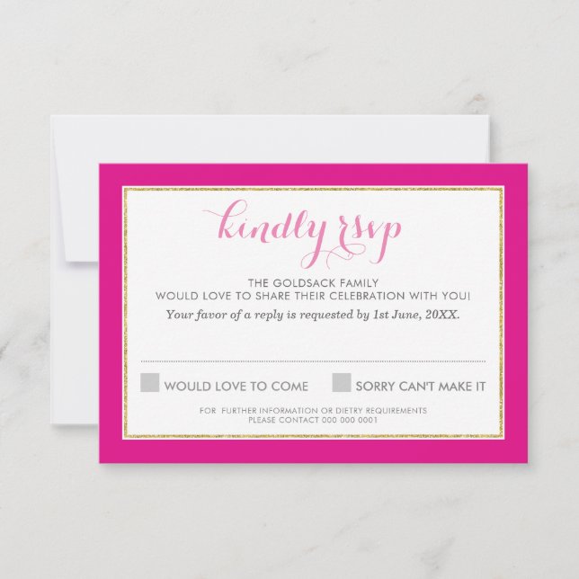 RESPOSTA DE CONFIRMAÇÃO padrão de chervon dourado  (Frente)