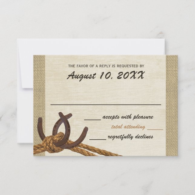 Resposta de Cordas e Sapatos de Cavalo (Frente)