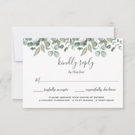 Resposta de Escolha de Refeição de Casamento com V