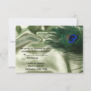 Resposta de Macã Verde com Pavão RSVP
