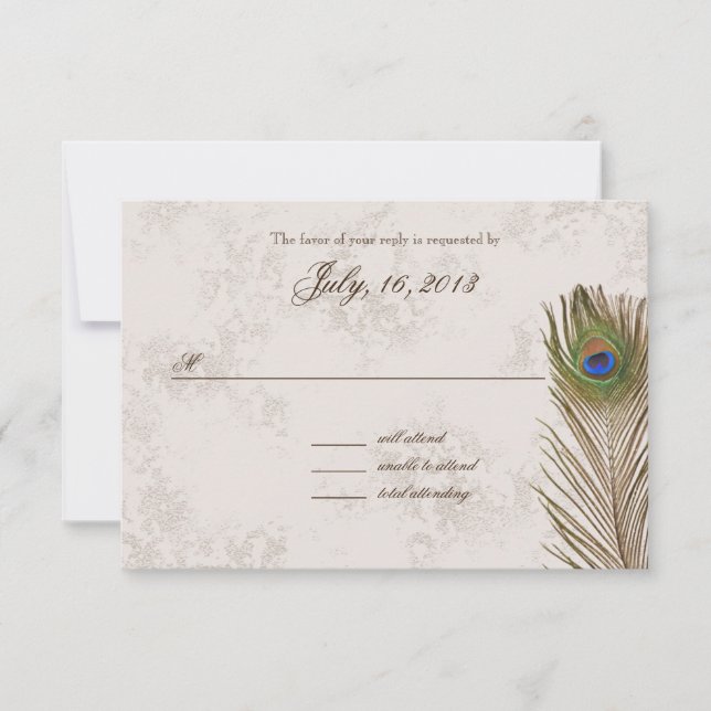 Resposta de Pena de Pavão (Frente)