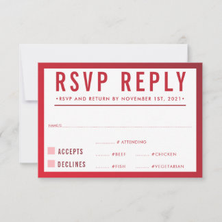 RESPOSTA DE RESPOSTA DE RSVP gradiente moderno bur