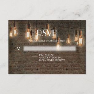 Resposta de RSVP — Buraco de Luzes de Edison Indus