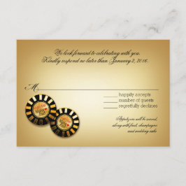 Resposta de RSVP de VIP de Las Vegas | vermelho