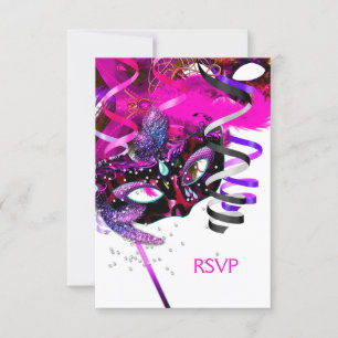 Resposta de RSVP Festa de Aniversário Máscara Bran