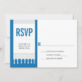 Resposta de RSVP Mitzvah, Bar de Talentos Azul Bra