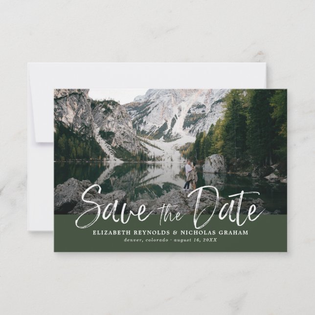 Resposta de Salvar a Data de Fotografia com Letra  (Frente)