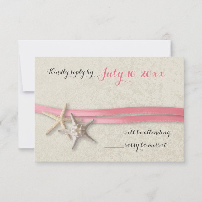 Resposta de Starfish e Ribbon Pink Beach (Frente)