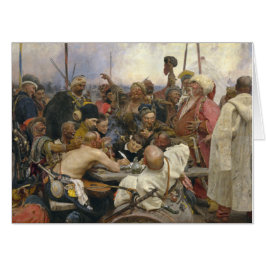 Resposta do cartão ucraniano de Kozaky (Cossacks)