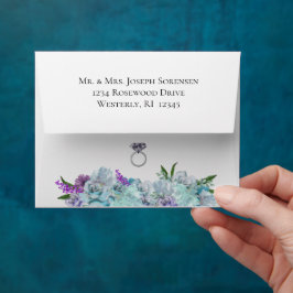 Resposta do partido Rustic Blue Buquê Wedding Suit