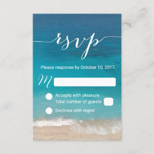 Resposta elegante do roteiro do casamento de praia