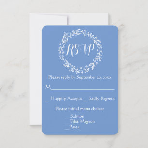 Resposta Floral Cornflower Azul Festa de Casamento